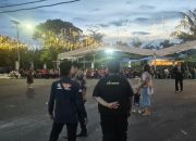 KAWAL IBADAH MALAM NATAL, TIM ERP PASTIKAN KEAMANAN 2.100 JEMAAT GKE SAKATIK PALANGKA RAYA.